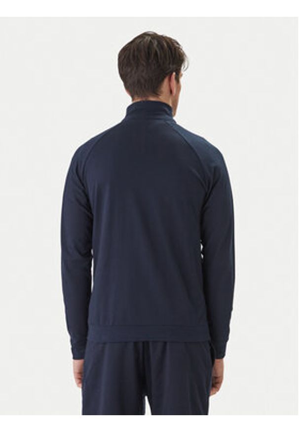 BOSS Bluza Authentic 50554779 Granatowy Regular Fit. Kolor: niebieski. Materiał: bawełna