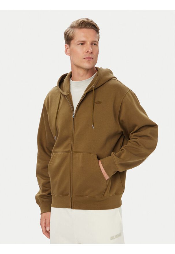 The North Face Bluza Tnf Essential Simple Dome Rlx NF0A8FDE Brązowy Relaxed Fit. Kolor: brązowy. Materiał: bawełna