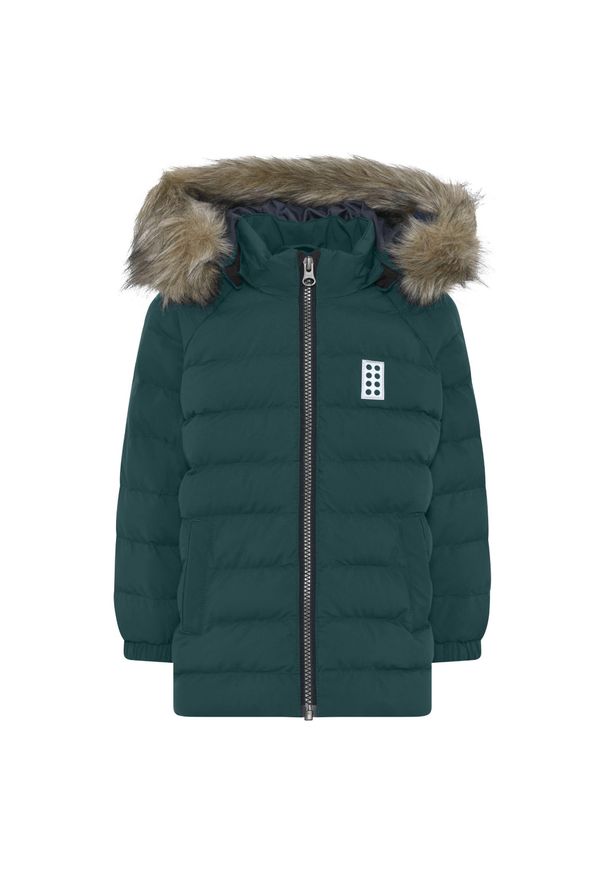 Kurtka zimowa dziecięca LEGO JULIO 714. Kolor: zielony. Sezon: zima. Sport: narciarstwo