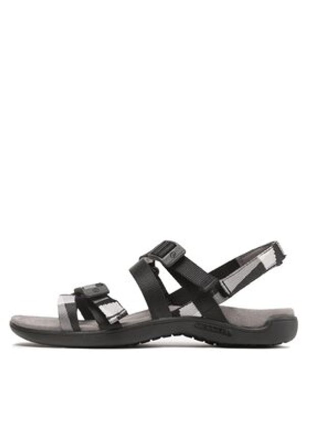 Merrell Sandały District 3 Backstrap Web J004190 Czarny. Kolor: czarny. Materiał: materiał