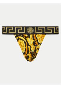 VERSACE - Versace Slipy Jock Strap 1001382 1A11188 Czarny. Kolor: czarny. Materiał: bawełna