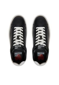 Love Moschino - LOVE MOSCHINO Sneakersy JA15174G1MIA300A Czarny. Kolor: czarny. Materiał: skóra #5