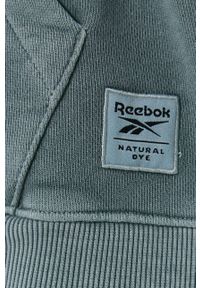 Reebok Classic - Bluza bawełniana. Kolor: turkusowy. Materiał: bawełna. Wzór: gładki #6