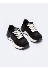 Big-Star - Sneakersy damskie skórzane czarne NN274963 906. Kolor: czarny. Materiał: skóra. Sport: fitness #7