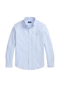 Polo Ralph Lauren Koszula 710B25852001 Niebieski jasny Regular Fit. Typ kołnierza: polo. Kolor: niebieski. Materiał: bawełna #5