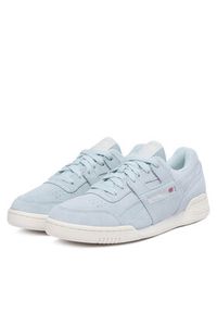Reebok Sneakersy SS-WORKOUT PLUS 100256317 Niebieski. Kolor: niebieski. Materiał: skóra, zamsz. Model: Reebok Workout #5