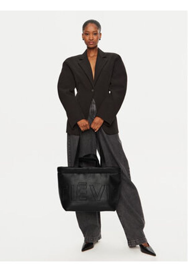 Vic Matié Torebka 1E0738T 999D040101 Czarny. Kolor: czarny. Materiał: skórzane