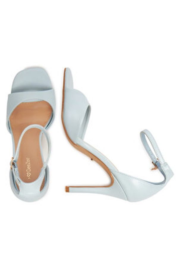 DeeZee Sandały GAF-8598-2 Niebieski. Kolor: niebieski. Materiał: skóra