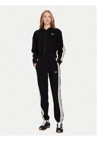 Guess Spodnie dresowe V5BB17 KCX52 Czarny Regular Fit. Kolor: czarny. Materiał: syntetyk