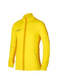 Nike - Męska Kurtka Academy DriFIT. Kolor: żółty. Sport: turystyka piesza