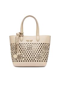 Nine West Torebka CEO-Essex Light-LDA8698A Beżowy. Kolor: beżowy. Materiał: skórzane #3