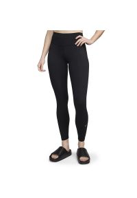 Legginsy Nike One FN3226-010 - czarne. Okazja: na co dzień, na spacer. Kolor: czarny. Materiał: poliester, materiał. Technologia: Dri-Fit (Nike). Styl: sportowy, casual. Sport: turystyka piesza