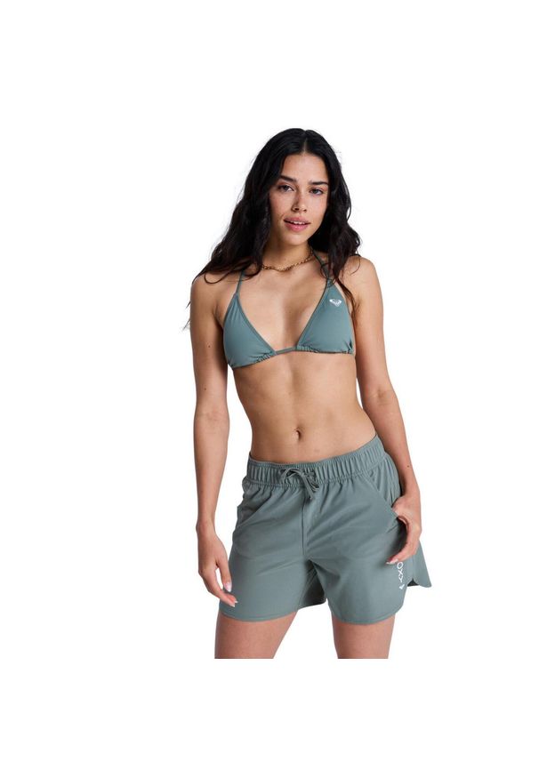 Roxy - Spodenki boardshort dla Kobiety ROXY WAVE 5" Zielony. Kolor: zielony. Materiał: poliester, elastan, tkanina