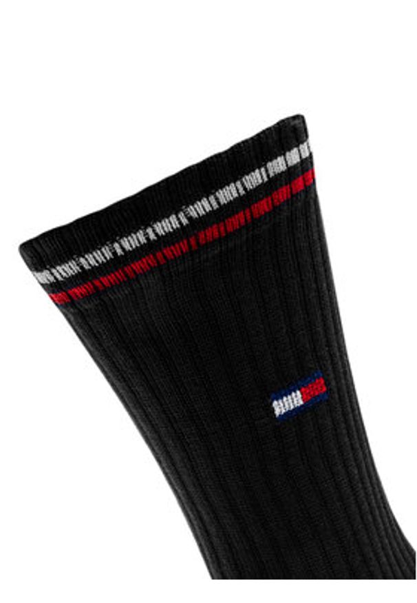 TOMMY HILFIGER - Tommy Hilfiger Skarpety długie 701228176 Czarny. Kolor: czarny. Materiał: bawełna