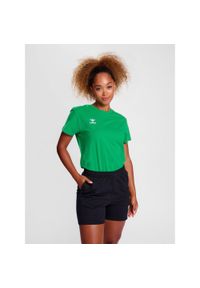 Koszulka damska Hummel Go 2.0. Kolor: zielony. Sport: piłka nożna #1