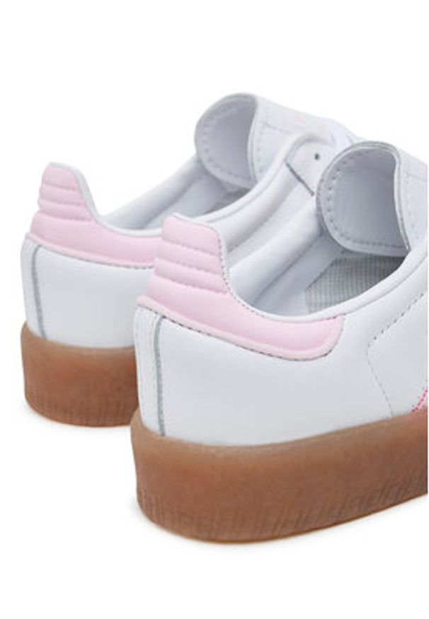 Adidas - adidas Sneakersy Sambae JQ1237 Biały. Kolor: biały. Materiał: skóra