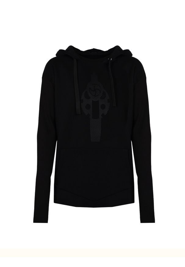 La Haine Inside Us Bluza "Unisex" | LM205 | Mężczyzna | Czarny. Okazja: na co dzień. Typ kołnierza: kaptur. Kolor: czarny. Materiał: poliester, bawełna. Wzór: nadruk, jednolity. Styl: sportowy, casual, elegancki