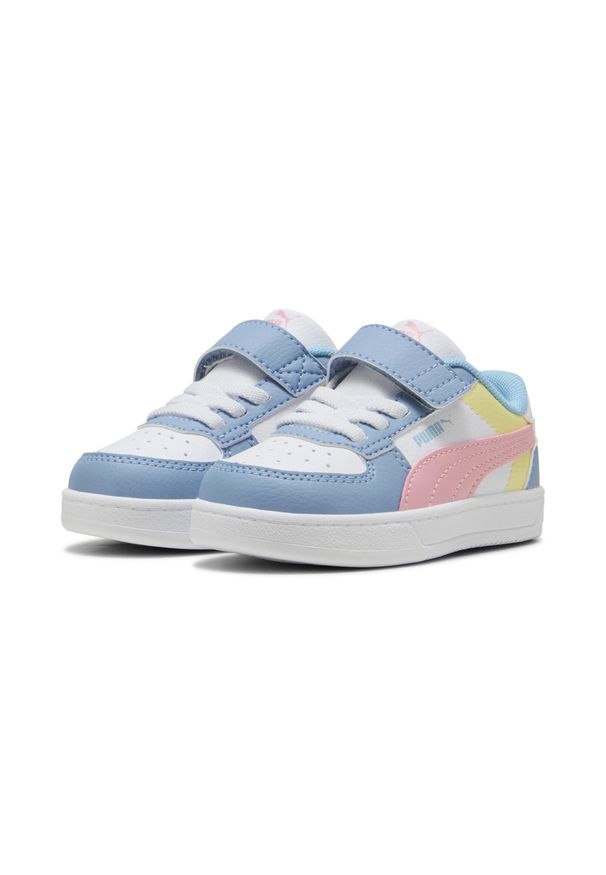 Puma - Sneakersy PUMA Caven 2.0 Block dla małych dzieci PUMA. Kolor: różowy, niebieski, wielokolorowy, biały. Sezon: lato. Sport: turystyka piesza