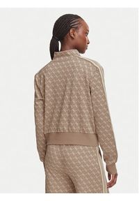 Guess Bluza V6YQ28 K5183 Brązowy jasny Regular Fit. Kolor: brązowy. Materiał: syntetyk #3