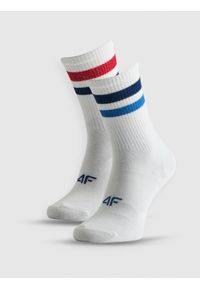 4f - 4F Skarpetki długie (2-pack) chłopięce - multikolor 38-40. Kolor: wielokolorowy. Materiał: dzianina, bawełna, materiał #1