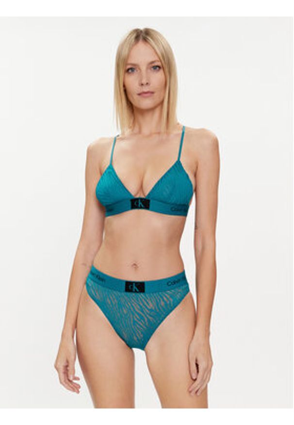 Calvin Klein Underwear Figi klasyczne 000QF7379E Zielony. Kolor: zielony. Materiał: syntetyk
