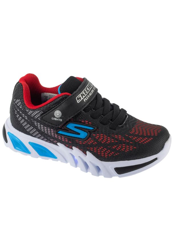 skechers - Buty sportowe Sneakersy chłopięce, Flex-Glow Elite - Vorlo. Okazja: na co dzień. Kolor: czarny. Sport: turystyka piesza