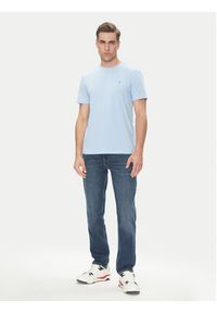 TOMMY HILFIGER - Tommy Hilfiger T-Shirt UM0UM03362 Błękitny Regular Fit. Kolor: niebieski. Materiał: bawełna #3