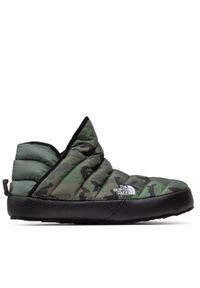 The North Face Kapcie Thermoball Traction Bootie NF0A3MKH28F1 Khaki. Kolor: brązowy. Materiał: materiał #1