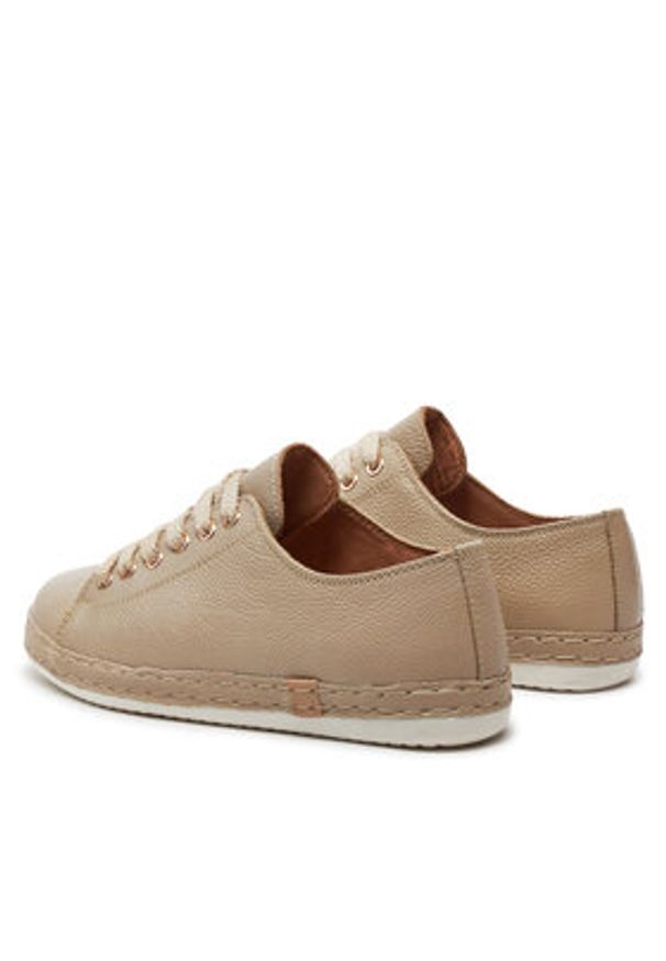 Lasocki Sneakersy WI16-BENTA-03 Beżowy. Kolor: beżowy. Materiał: skóra