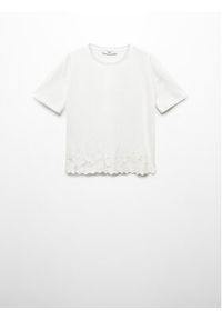mango - Mango T-Shirt Dahlia 67036027 Biały Regular Fit. Kolor: biały. Materiał: bawełna #6