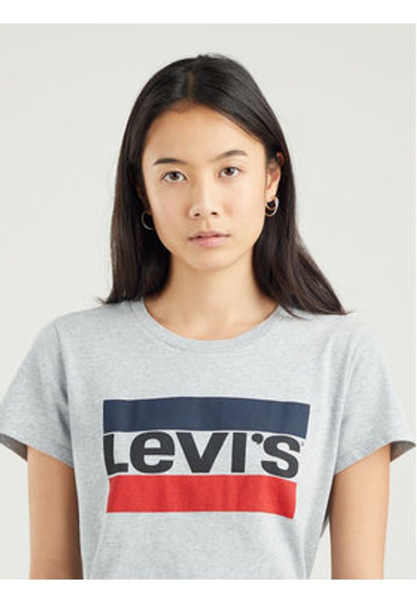 Levi's® T-Shirt The Perfect Tee 173691687 Szary Regular Fit. Kolor: szary. Materiał: bawełna