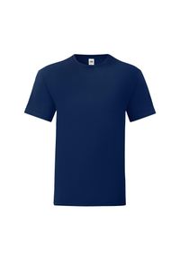 FRUIT OF THE LOOM - Kultowa Koszulka Unisex Dla Dorosłych. Kolor: niebieski