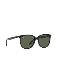 Ray-Ban okulary przeciwsłoneczne damskie kolor czarny. Kształt: okrągłe. Kolor: czarny #4