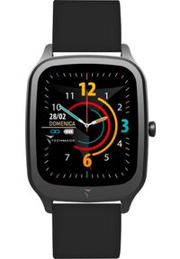 Smartwatch Techmade Smartwatch męski Techmade TM-VISION-FBK czarny pasek. Rodzaj zegarka: smartwatch. Kolor: czarny #1