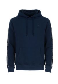 Ochnik - Bluza męska. Okazja: na co dzień. Typ kołnierza: kaptur. Kolor: niebieski. Materiał: materiał. Styl: casual, klasyczny #3