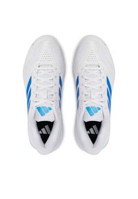 Adidas - adidas Buty halowe Ligra 8 KJ3667 Biały. Kolor: biały. Materiał: materiał #2