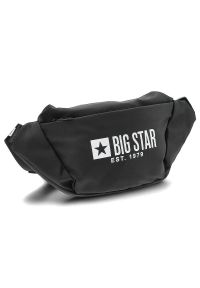 Big Star Accessories - Czarna Saszetka Big Star Uniwersalna Nerka Materiałowa. Kolor: czarny. Materiał: materiał. Wzór: nadruk #2