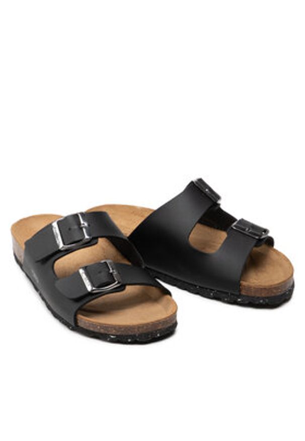 CMP Klapki Eco Thalitha Slipper 3Q91016 Czarny. Kolor: czarny. Materiał: skóra