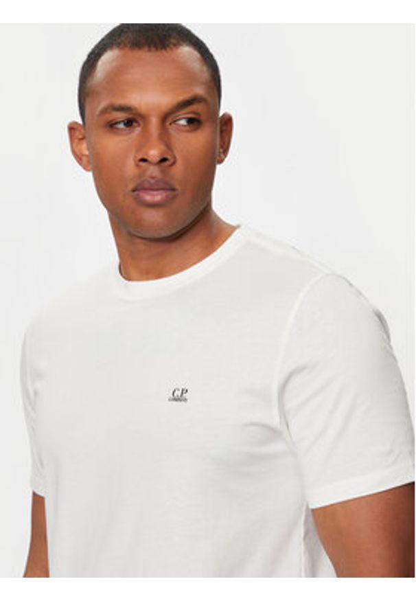 C.P. Company T-Shirt 16CMTS044A005100W Biały Regular Fit. Kolor: biały. Materiał: bawełna