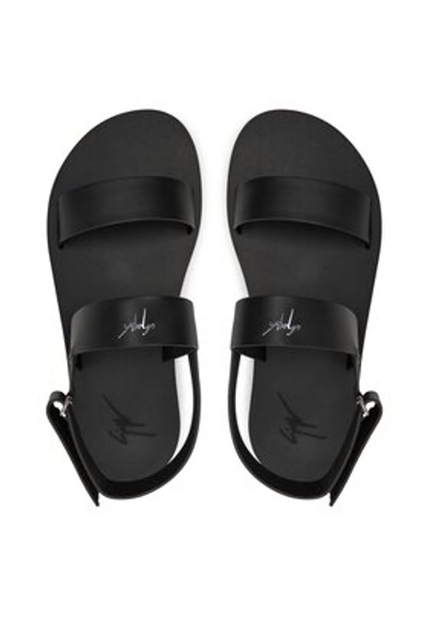 Giuseppe Zanotti Sandały EU30023 Czarny. Kolor: czarny. Materiał: skóra