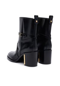 Elisabetta Franchi Botki SA-85B-56E2-V940 Czarny. Kolor: czarny. Materiał: skóra #6