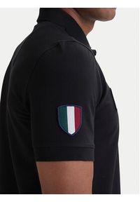 Aeronautica Militare Polo 261PO1927UP00191 Czarny Regular Fit. Typ kołnierza: polo. Kolor: czarny. Materiał: bawełna #4