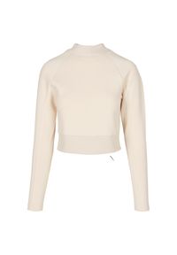Sweter damski Urban Classics interlock short crew. Kolor: biały. Materiał: polar. Sezon: zima #1