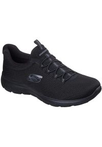 skechers - Adidasy Skechers Summits-summer Blush, Kobiety. Kolor: czarny. Materiał: materiał. Sport: fitness