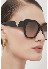 Guess okulary przeciwsłoneczne damskie kolor brązowy. Kolor: brązowy #2