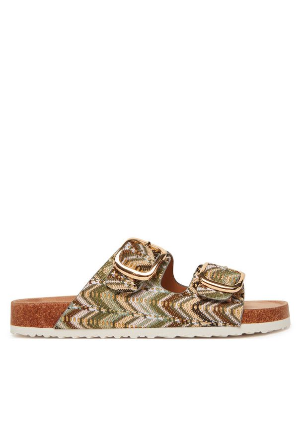 Klapki s.Oliver. Kolor: brązowy