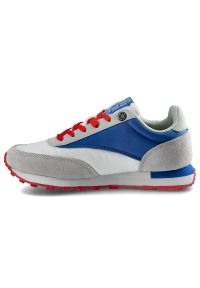 Big-Star - Białe Sneakersy Big Star Damskie Modne Półbuty. Okazja: na co dzień, na spacer. Kolor: biały. Materiał: skóra ekologiczna, materiał. Sport: turystyka piesza #7