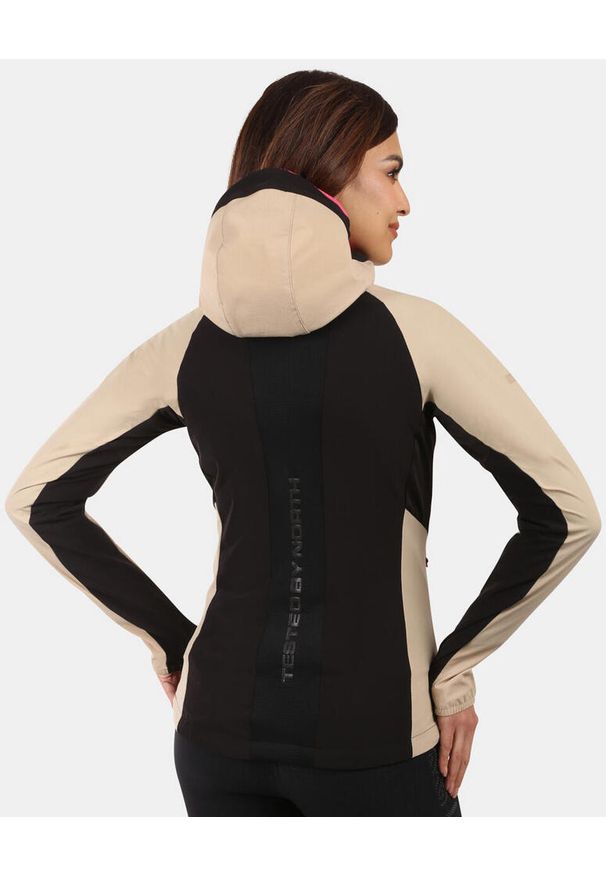 Damska kurtka softshell Kilpi BALEO-W. Kolor: beżowy. Materiał: nylon