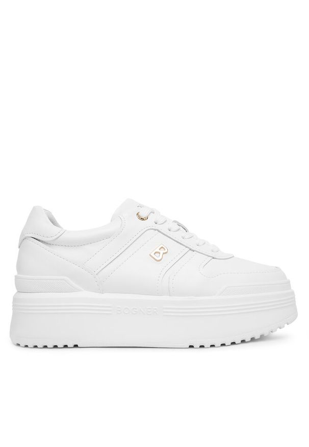 Sneakersy Bogner. Kolor: biały