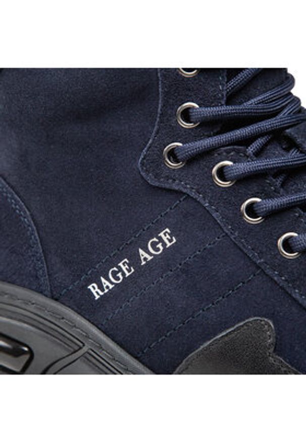 Rage Age Sneakersy RA-22-06-000380 Granatowy. Kolor: niebieski. Materiał: skóra, zamsz